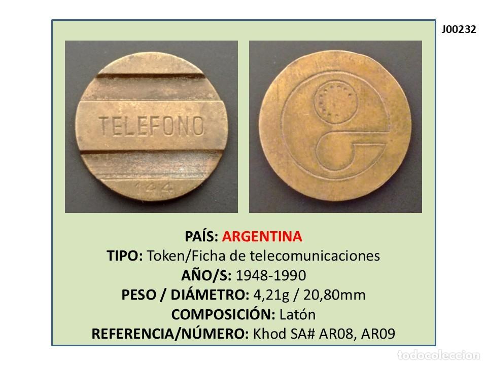 Monedas locales: TOKEN TELEFONO (ENTEL - 144) (ARGENTINA)