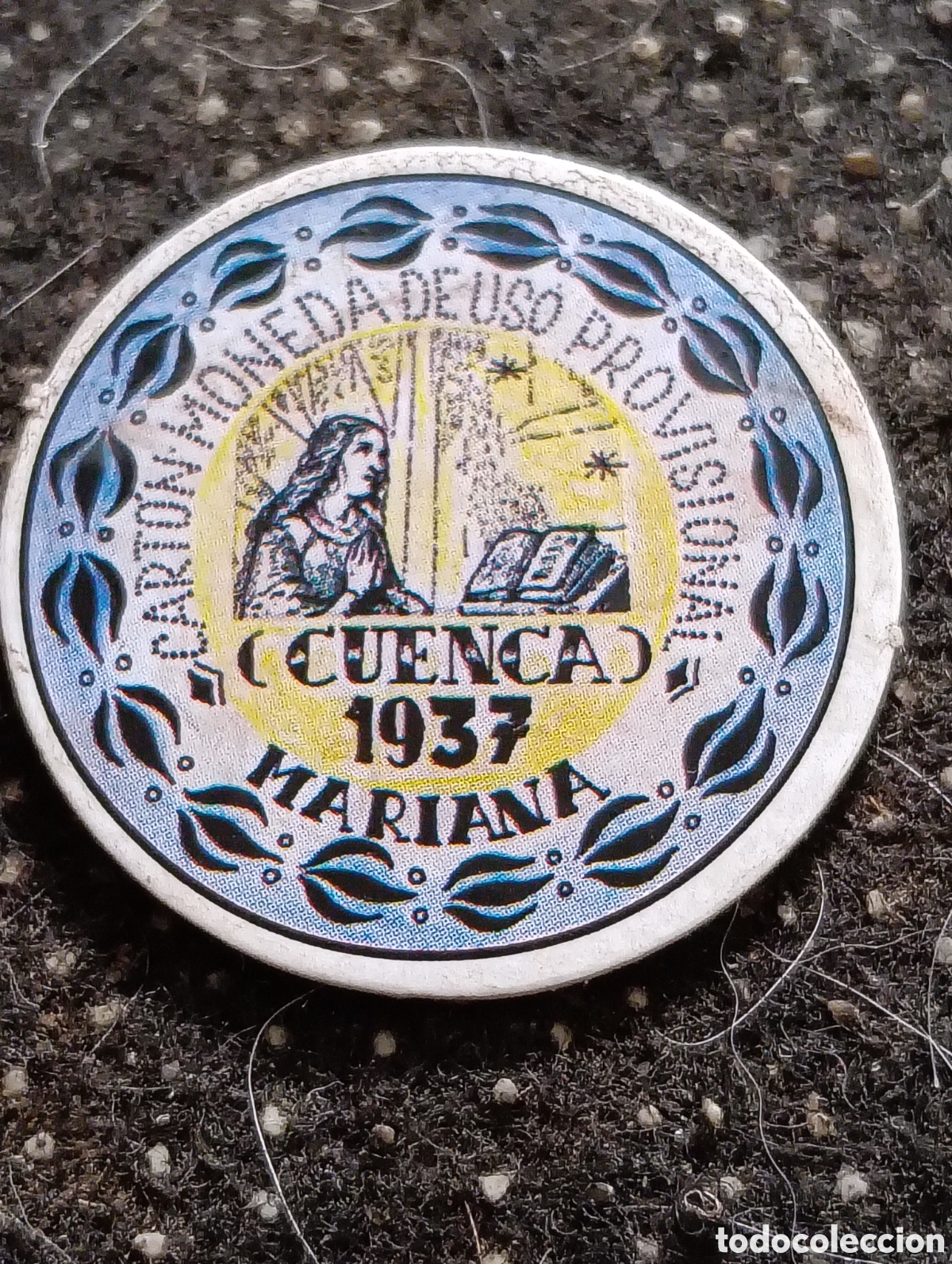 Monedas locales: Cart&oacute;n moneda de MARIANA (CUENCA) 60 Cts 1937 De uso Provisional.