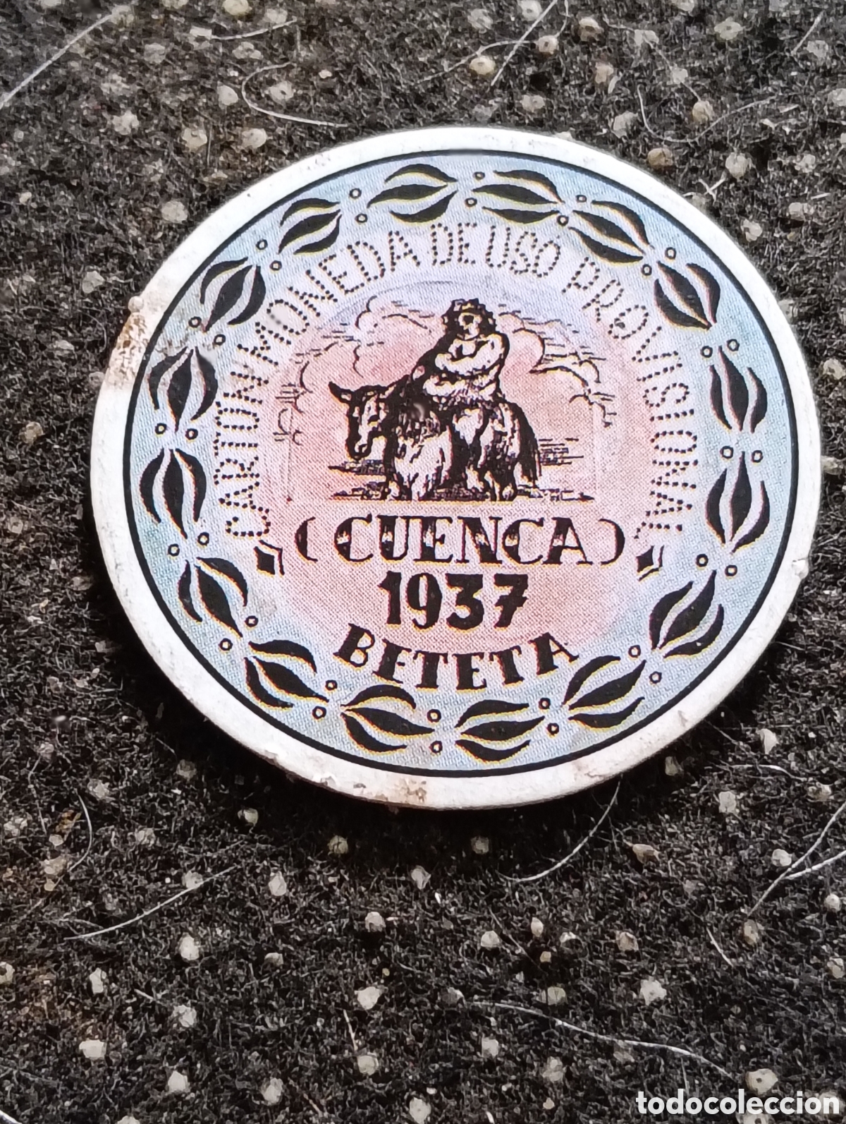 Monedas locales: Cart&oacute;n moneda de BETETA (CUENCA) 20 Cts 1937 De uso Provisional.