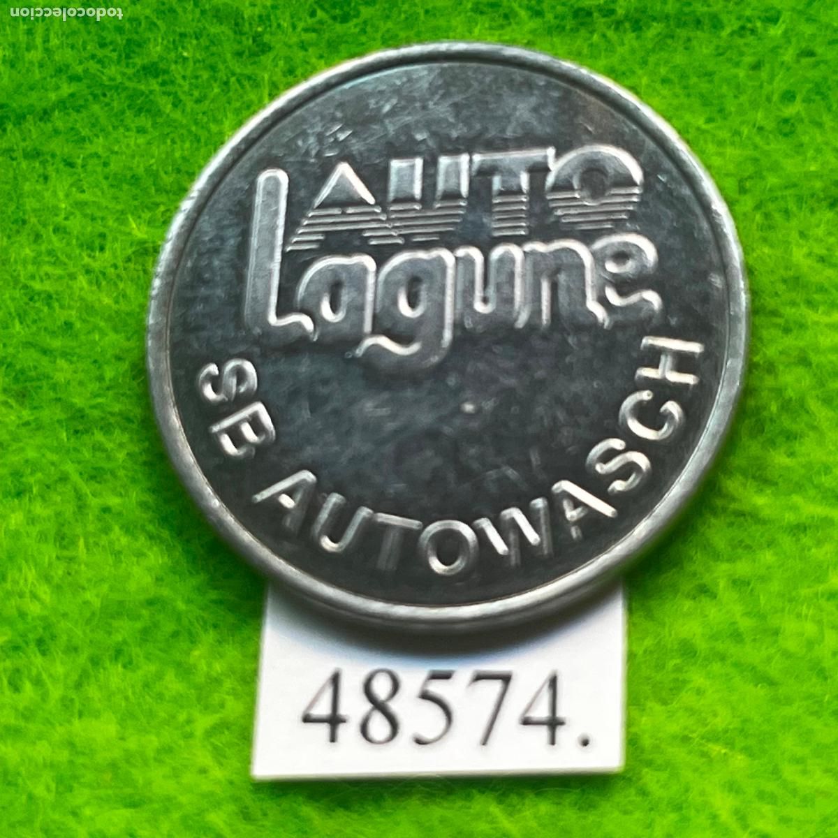 Monedas locales: ficha Alemania, Autolavado, carwash, AUTO LAGUNE, SB, token, jet&oacute;n
