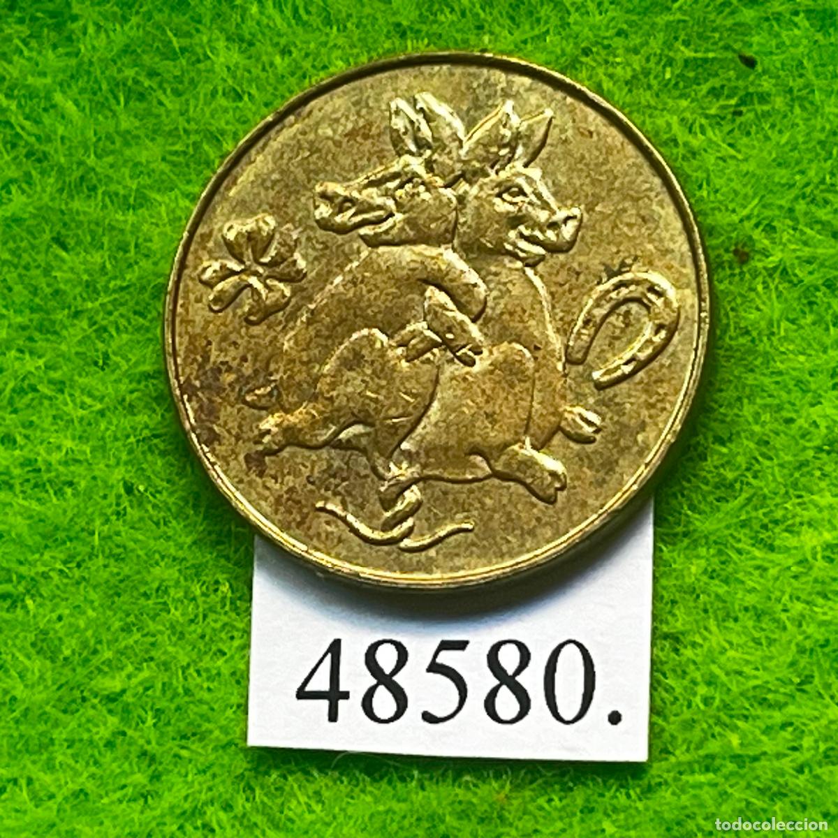 Monedas locales: ficha, Alemania, feliz a&ntilde;o 2000, Kronen Zeitung, token, jet&oacute;n