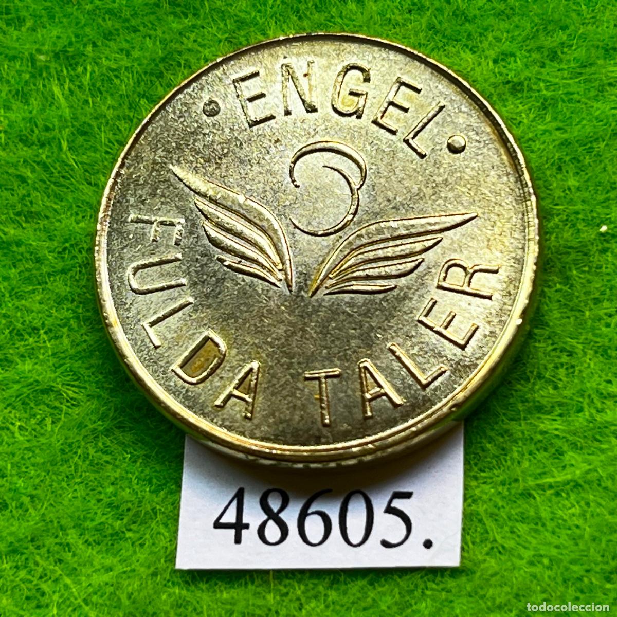Monedas locales: Ficha Alemania, Fulda Engel Apotheke, Farmacia, Token, jet&oacute;n