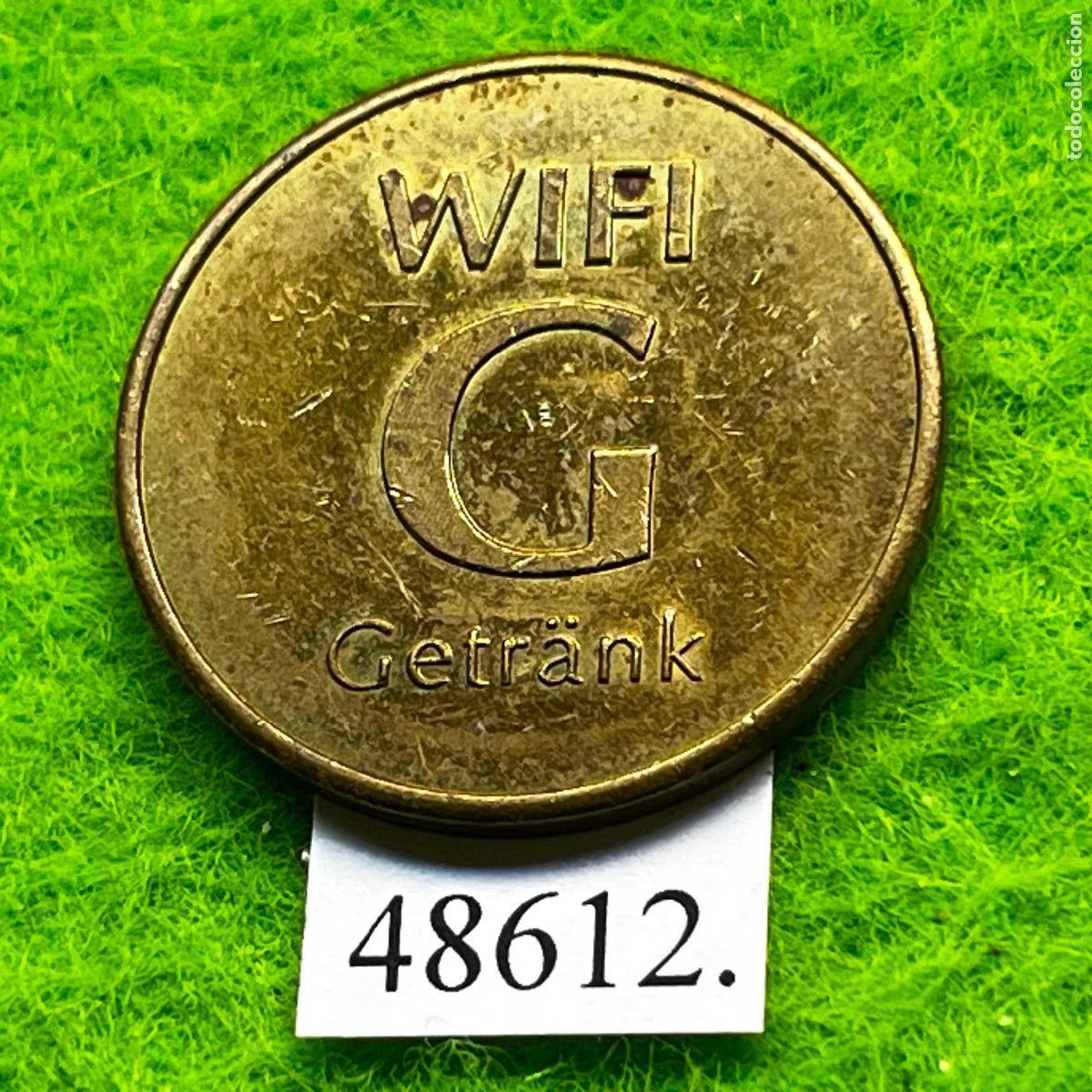 Monedas locales: Ficha Austria, Getr&auml;nk WIFI, bebidas, vending, consumicion, Token, jet&oacute;n