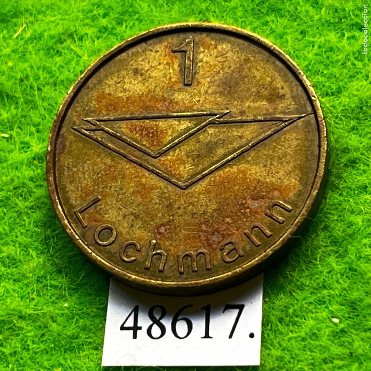 Monedas locales: Ficha Alemania, Lochmann, autolavado, carwash , token, jeton