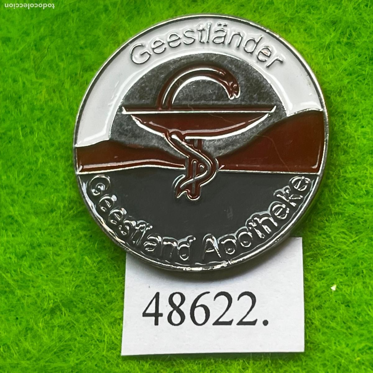 Monedas locales: Ficha Alemania, Geesthachter Apotheke, farmacia , token, jeton