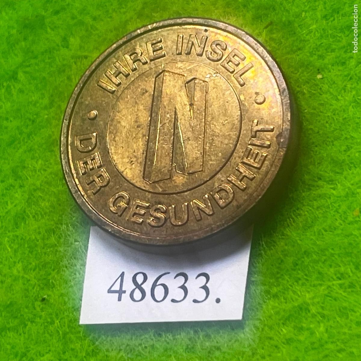 Monedas locales: Ficha Alemania, Neumarkt Taler, apotheke, Farmacia, token, jeton