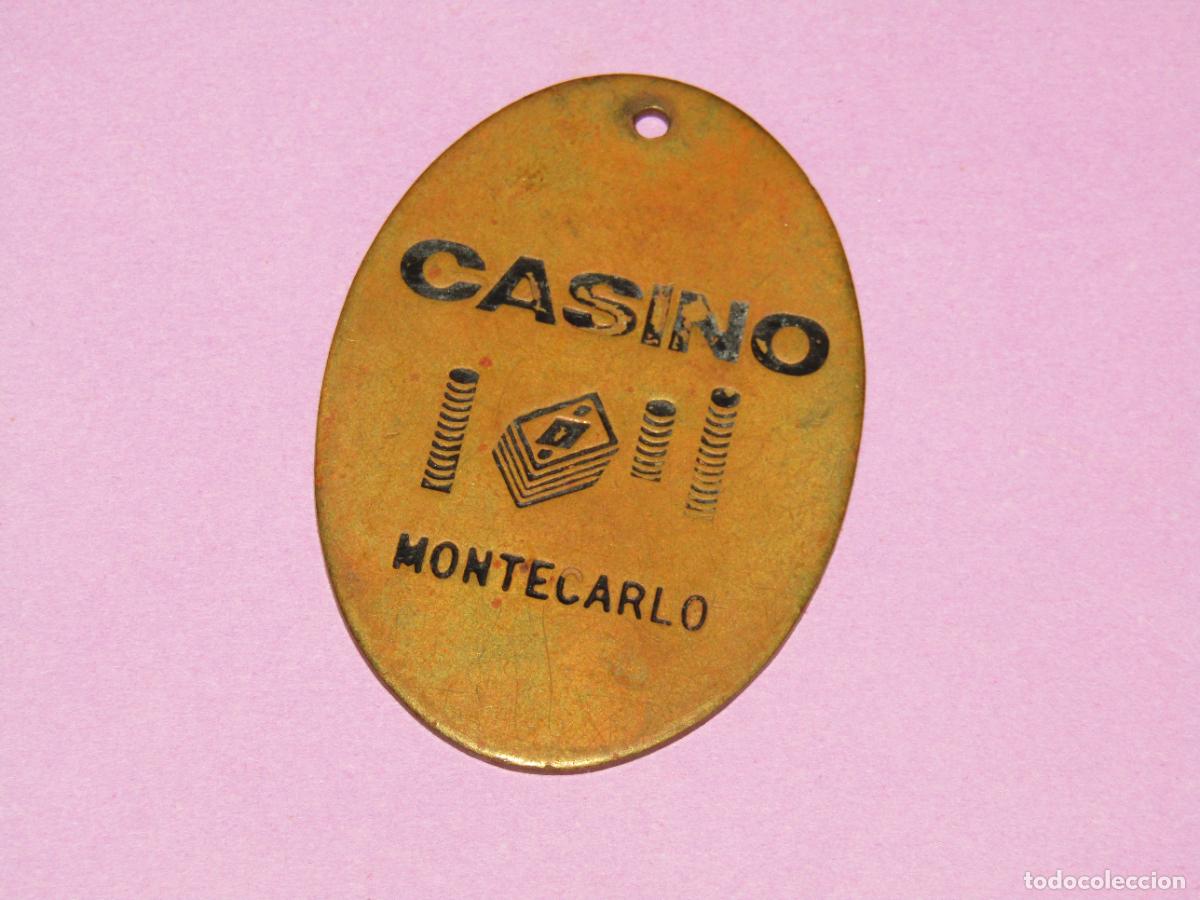 Monedas locales: Antigua Placa en Bronce del Casino de MONTE CARLO