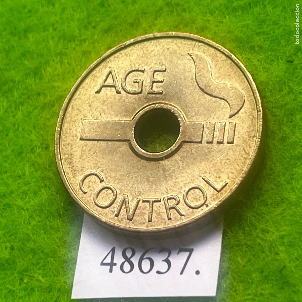 Monedas locales: Ficha AGE control, token, jeton