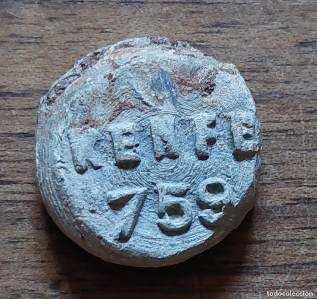 Monedas locales: Plomo marchamo de Renfe Madrid