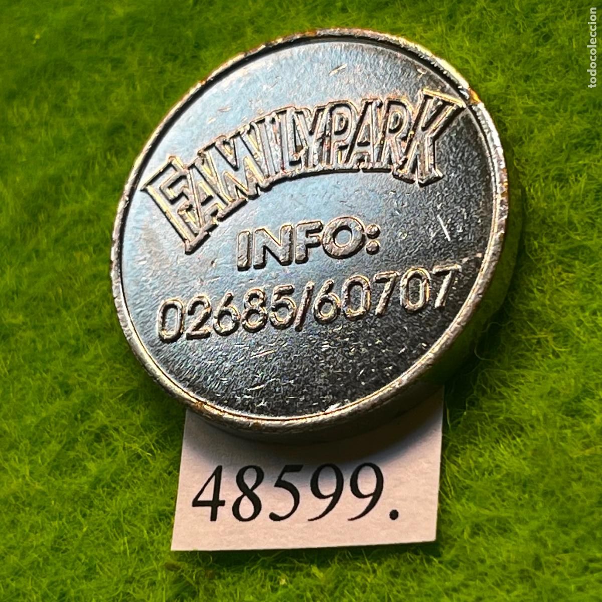 Monedas locales: Ficha Alemania, parque, juegos recreativos, Family Park, ECHT COOL, Token, jet&oacute;n