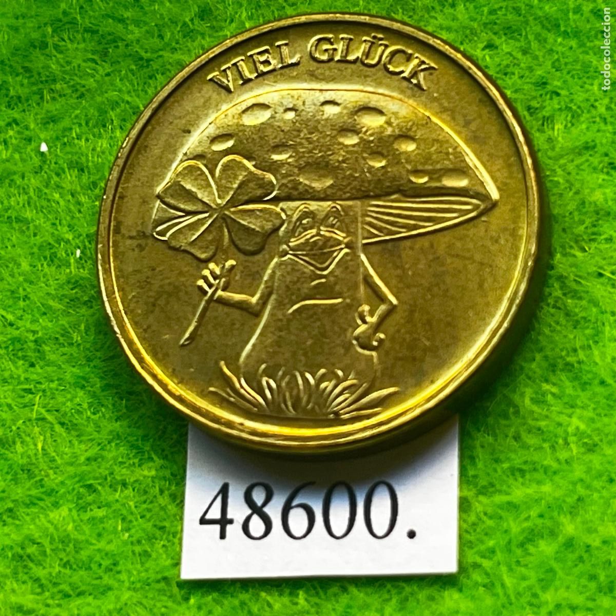 Monedas locales: Ficha Alemania, Lucky Token, VIEL GL&Uuml;CK, jet&oacute;n