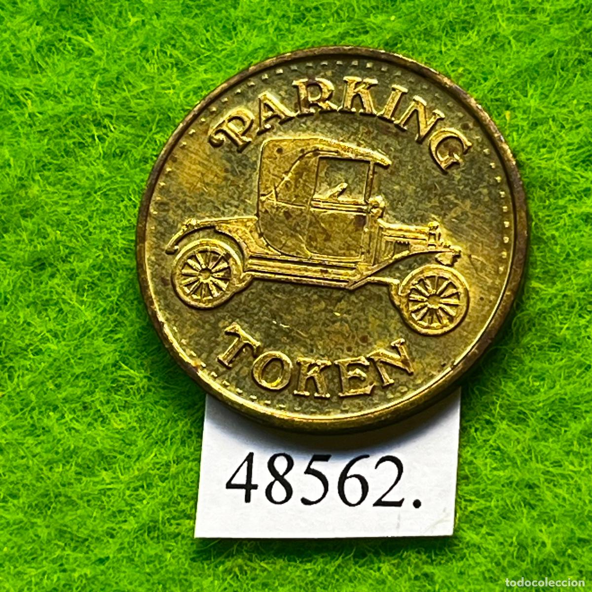 Monedas locales: Ficha Estados Unidos de Am&eacute;rica, Valencia, California, Parking Systems (EPS), Token, jet&oacute;n