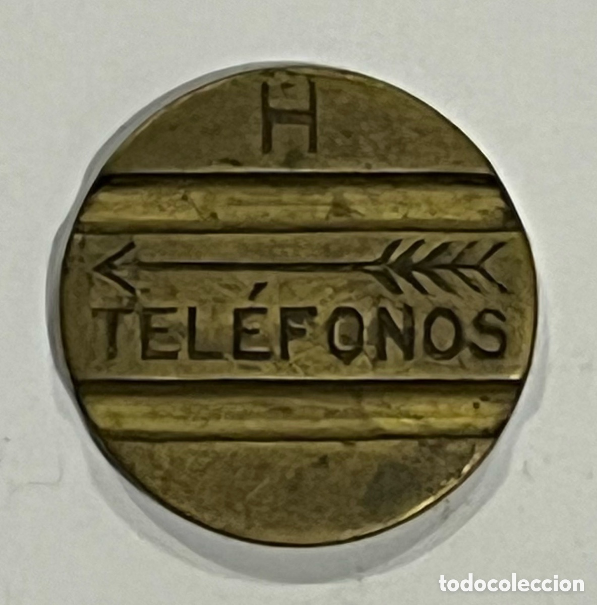 Monedas locales: FICHA TELEFONICA (CTNE), LETRA H - DOBLE CARA