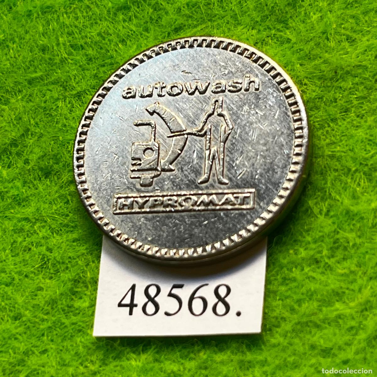 Monedas locales: Ficha Suiza, Hypromat Autowash, Autolavado, carwash, karcher, Token, jet&oacute;n