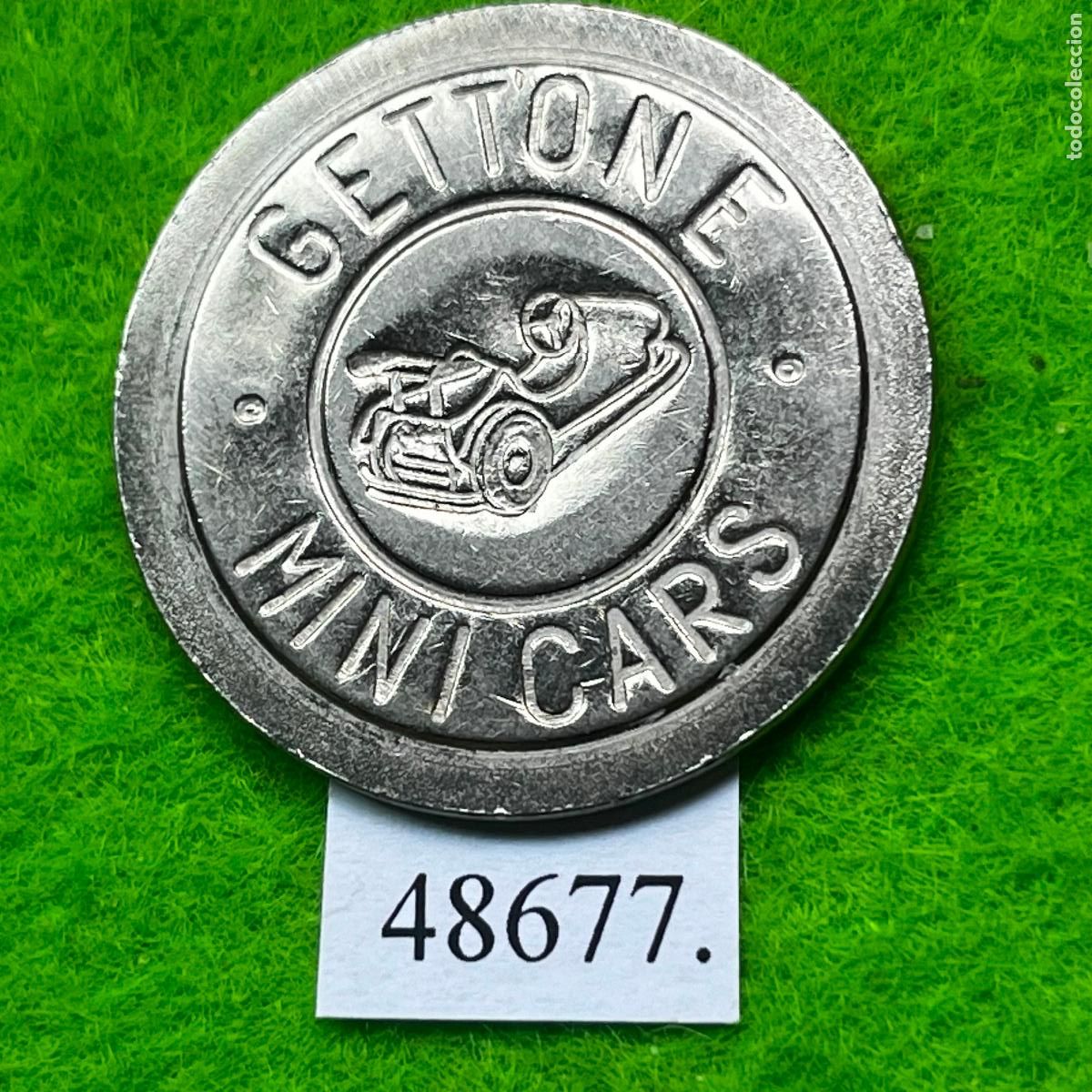 Monedas locales: Ficha Italia, juegos recreativos, minicars, autochoque, mini cars, 29 R 24, token, jeton