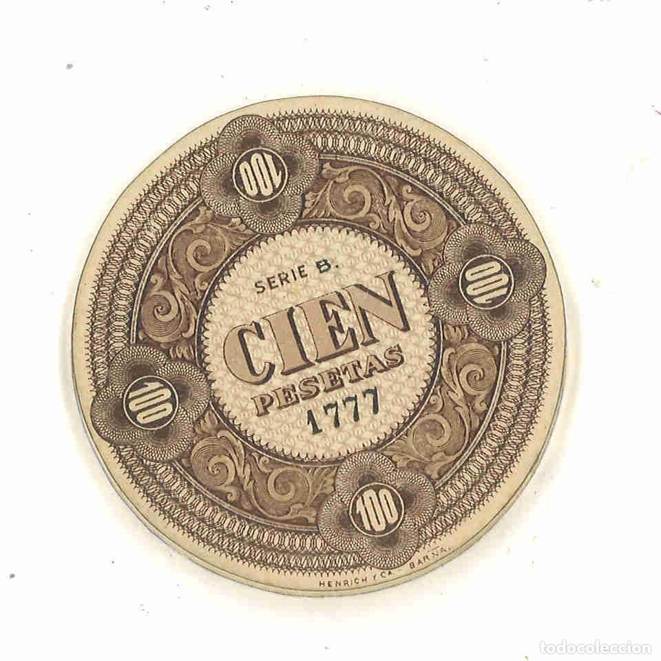 Monedas locales: Casino San Sebasti&aacute;n. Ficha de 100 pesetas