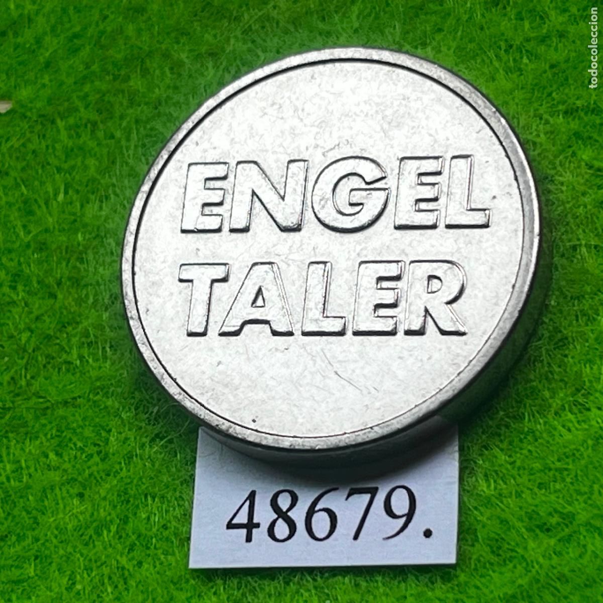 Monedas locales: Ficha Alemania, ENGEL TALER APOTHEKE, token, jet&oacute;n