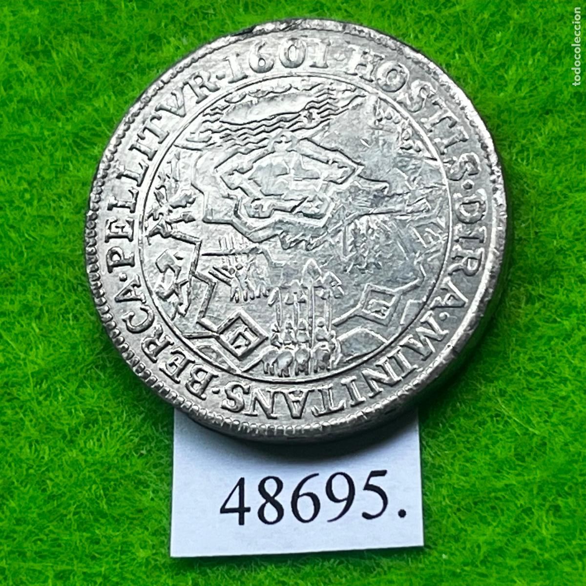 Monedas locales: Ficha Holanda HOSTIS DIRA MINITANS BERCA PELLITVR 1601, token, jeton