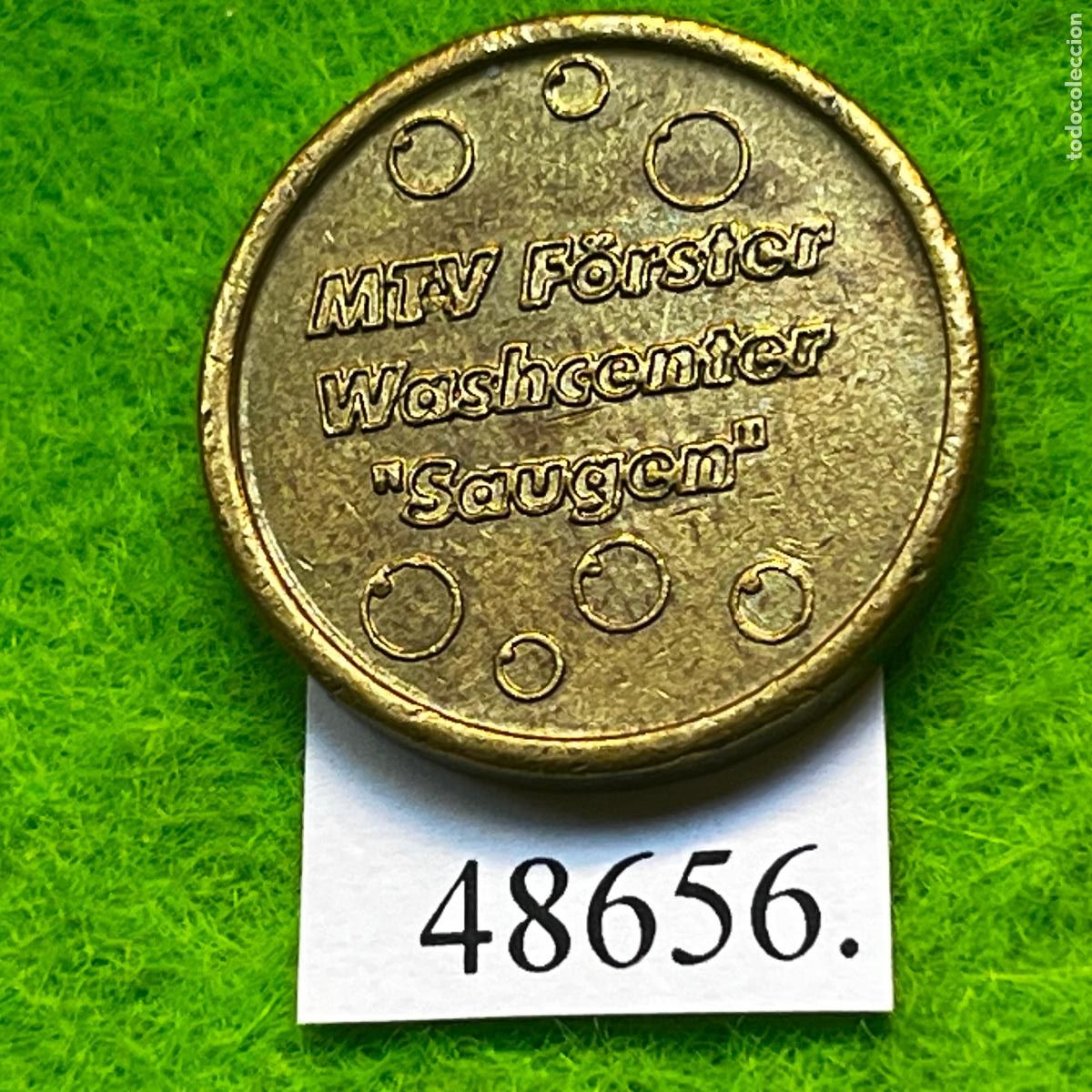 Monedas locales: ficha Alemania, MTV F&ouml;rster Washcenter, Saugen, aspiradora, Autolavado, carwash, token, jet&oacute;n