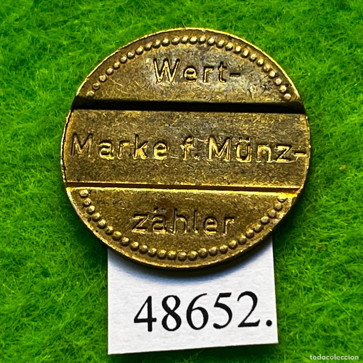 Monedas locales: ficha Alemania, AEG Wertmarke f&uuml;r M&uuml;nz-Z&auml;hler, token, jet&oacute;n