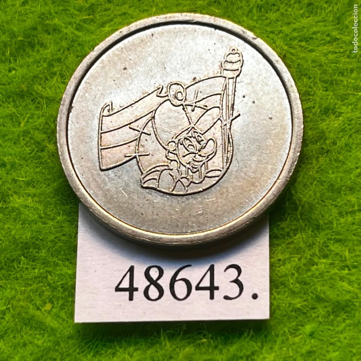 Monedas locales: ficha Holanda, Kinderstad, juegos recreativos, token, jet&oacute;n