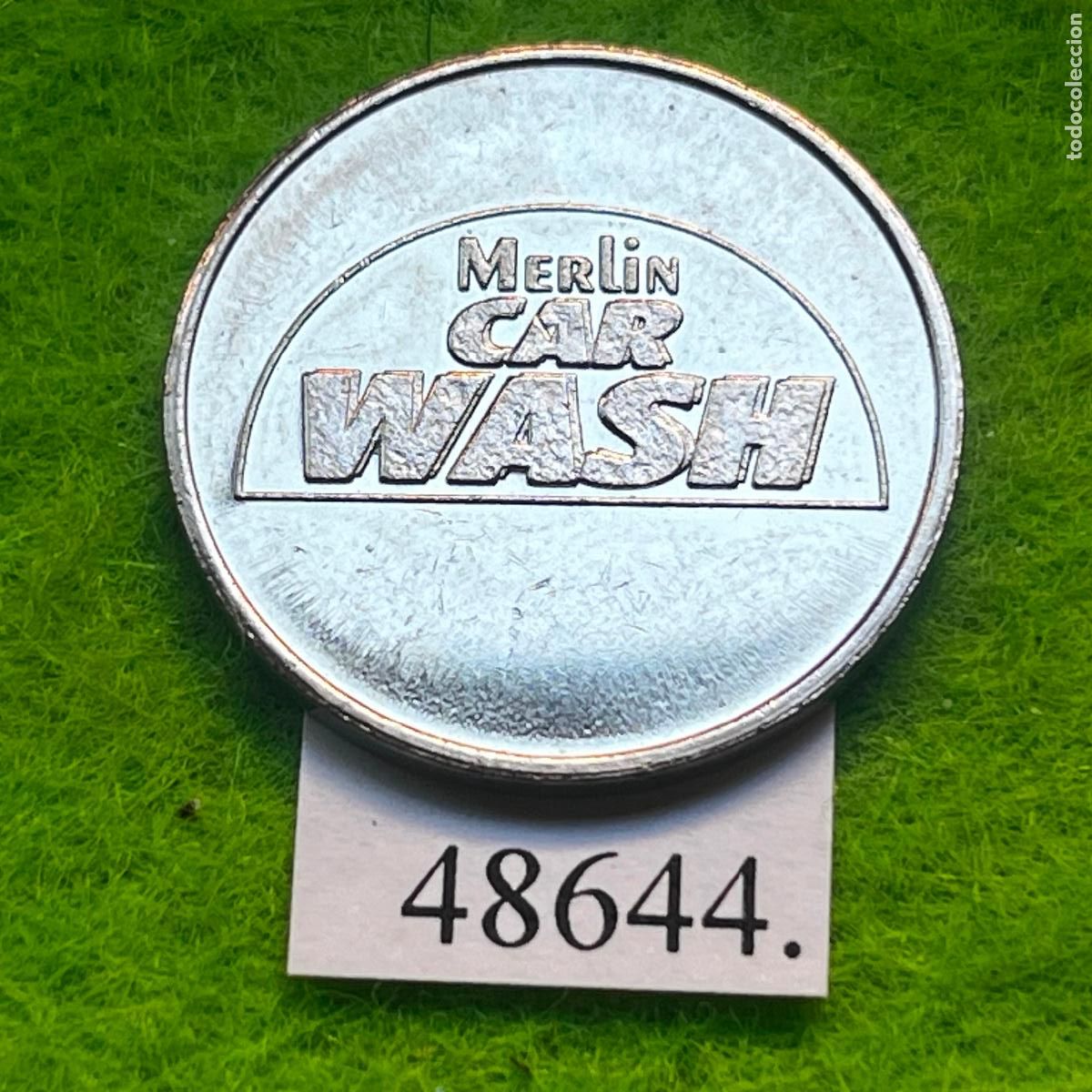 Monedas locales: ficha Alemania, Hamburgo, Merlin Car Wash, Autolavado, carwash,token, jet&oacute;n