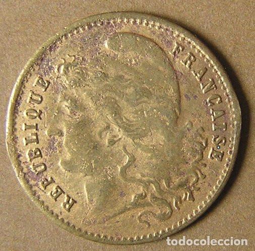 Monedas locales: FICHA TOKEN - REP&Uacute;BLICA FRANCESA 1910