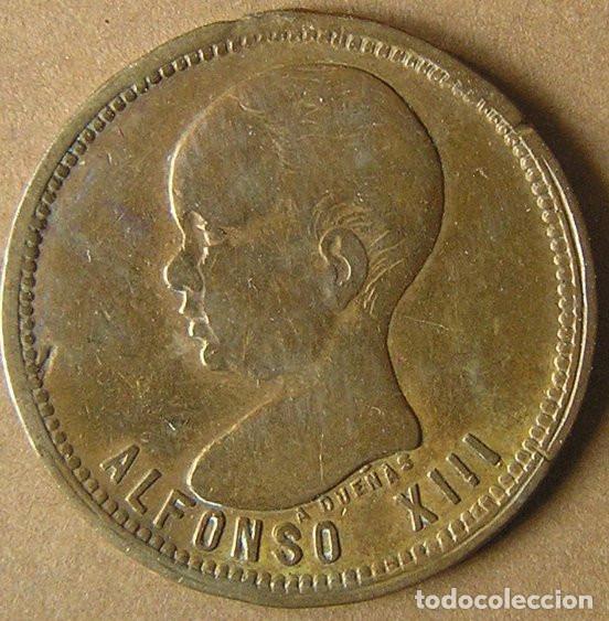 Monedas locales: FICHA - PRIMER FESTIVAL INFANTIL - MADRID 1888