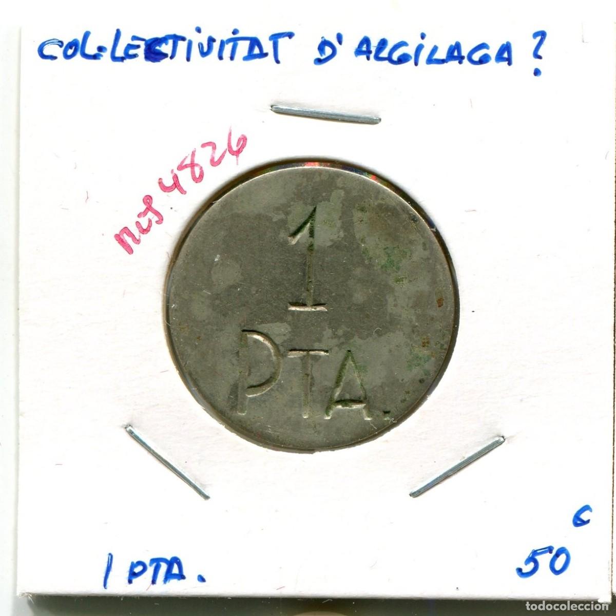 Monedas locales: UNA PESETA COLECTIVIDAD DE ARGILAGA ? ( MES4826 )