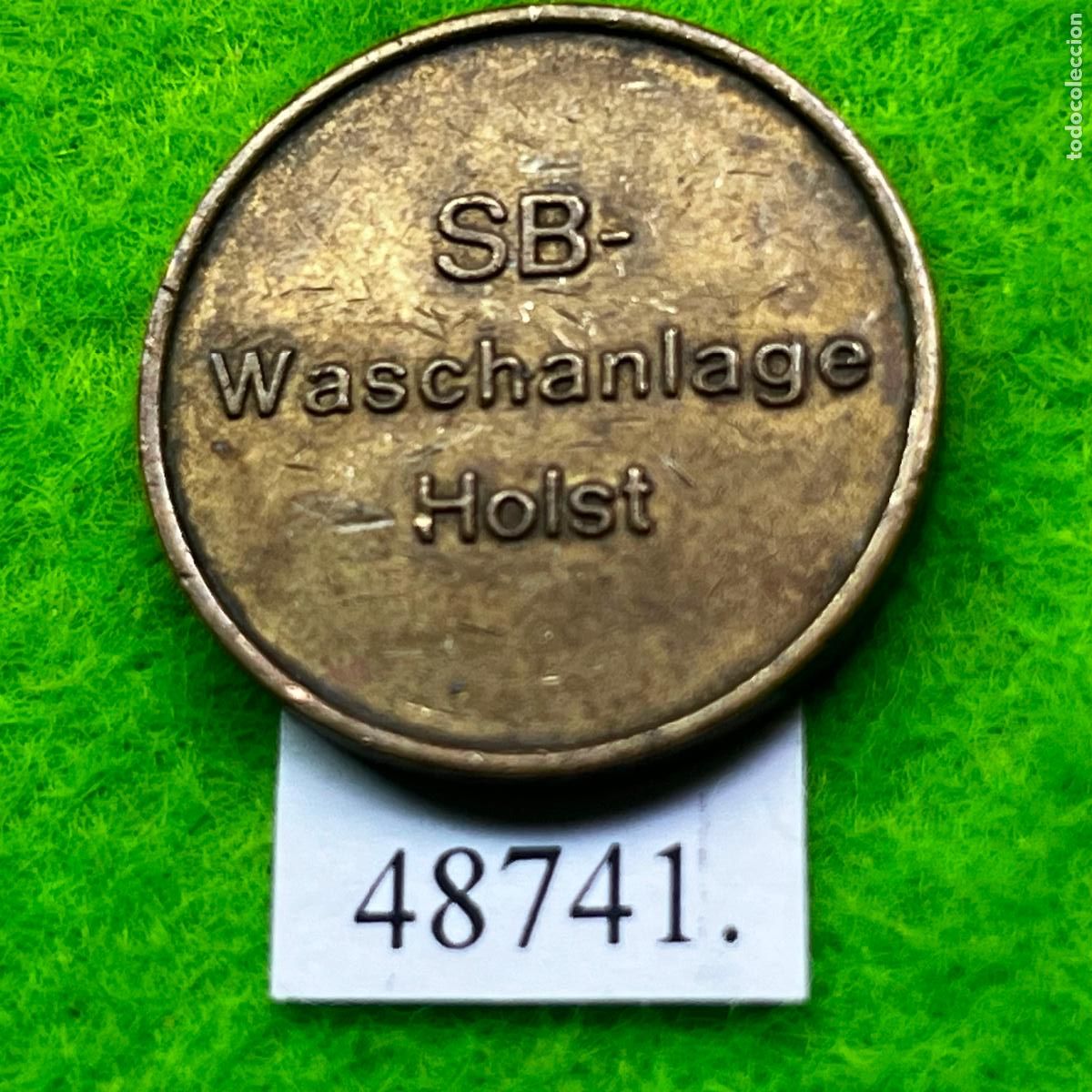 Local Coins: Ficha Alemania, Scheessel, Holst, SB-Waschanlage , Autowaschmeile, autolavado, carwash, token, jet&oacute;n