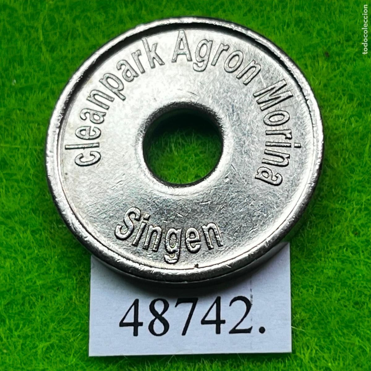 Local Coins: Ficha Alemania, Singen, Agron Morina, karcher, autolavado, carwash, token, jet&oacute;n