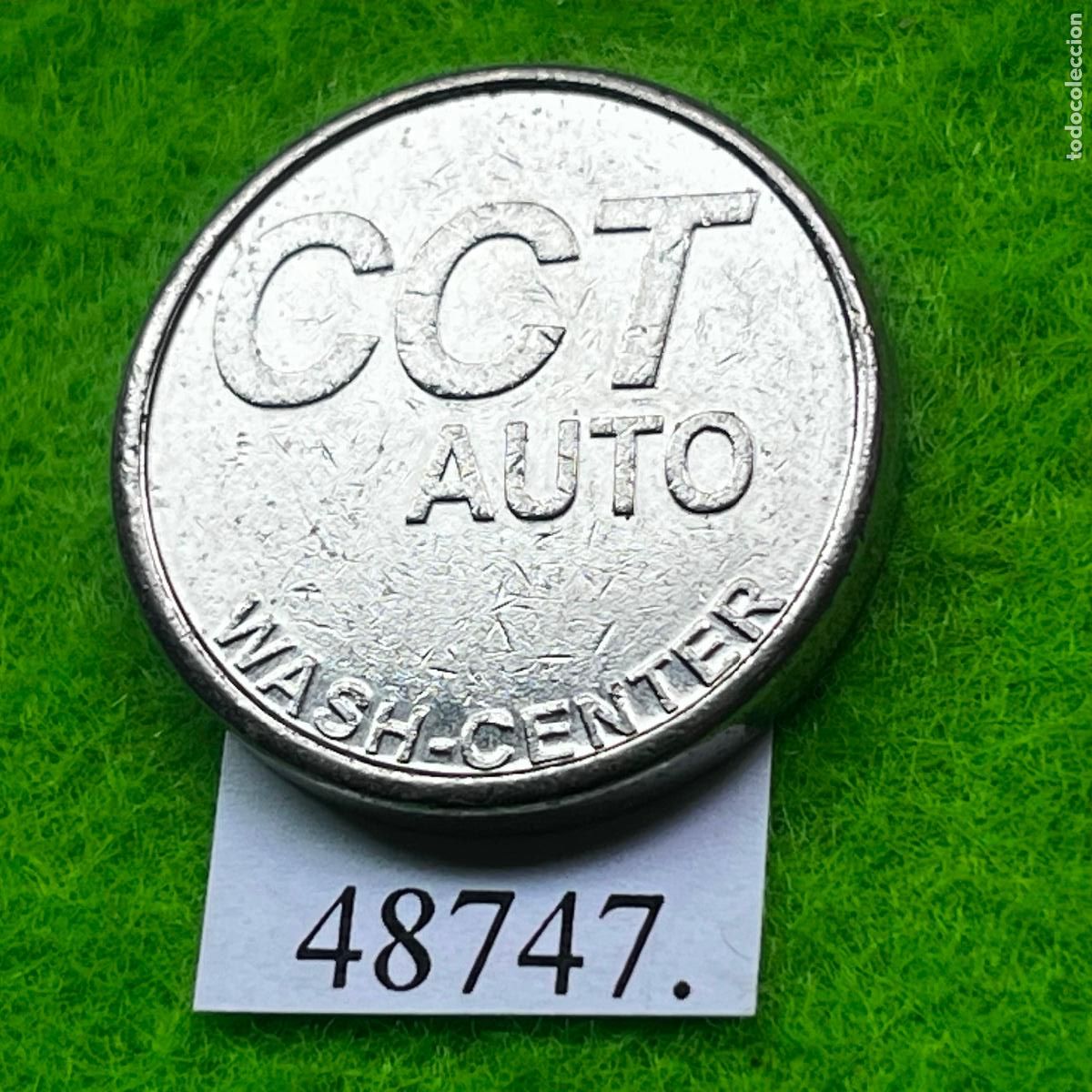 Monedas locales: Ficha Alemania, CGT AUTO, Autowasche, autolavado, carwash, token, jet&oacute;n