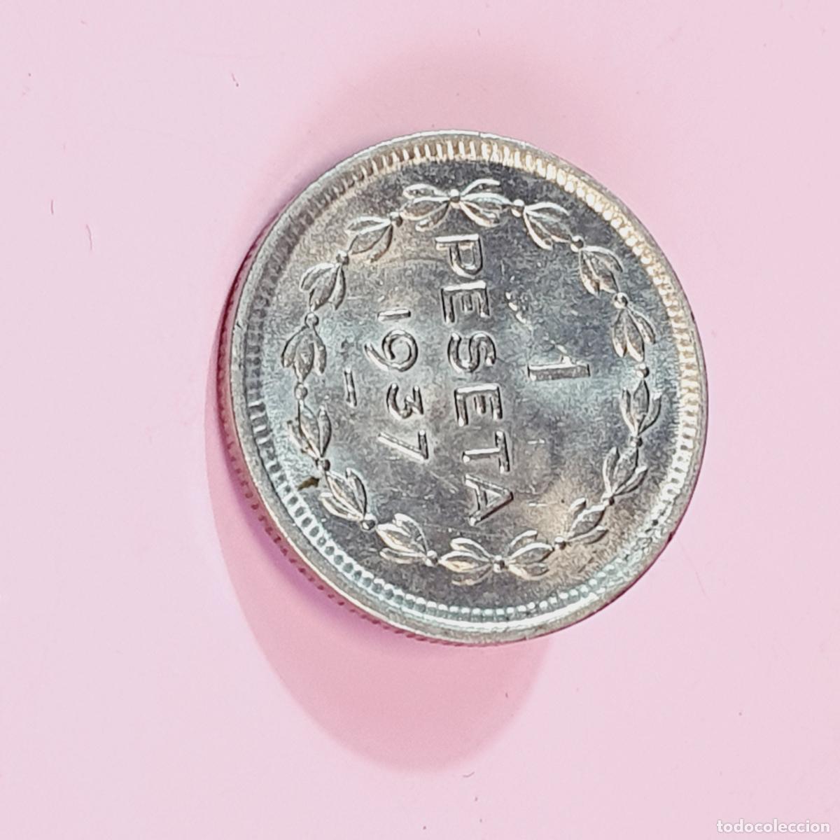 Lokalw&auml;hrung: MONEDA DE ESPA&Ntilde;A-1 PESETA-1937-G.EUZKADI-EXCELENTE.