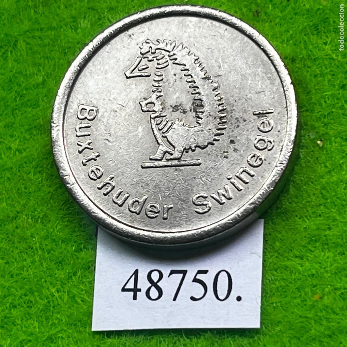 Monedas locales: ficha Alemania, Buxtehuder Swinegel, clean park, karcher, Autolavado, carwash, token, jet&oacute;n