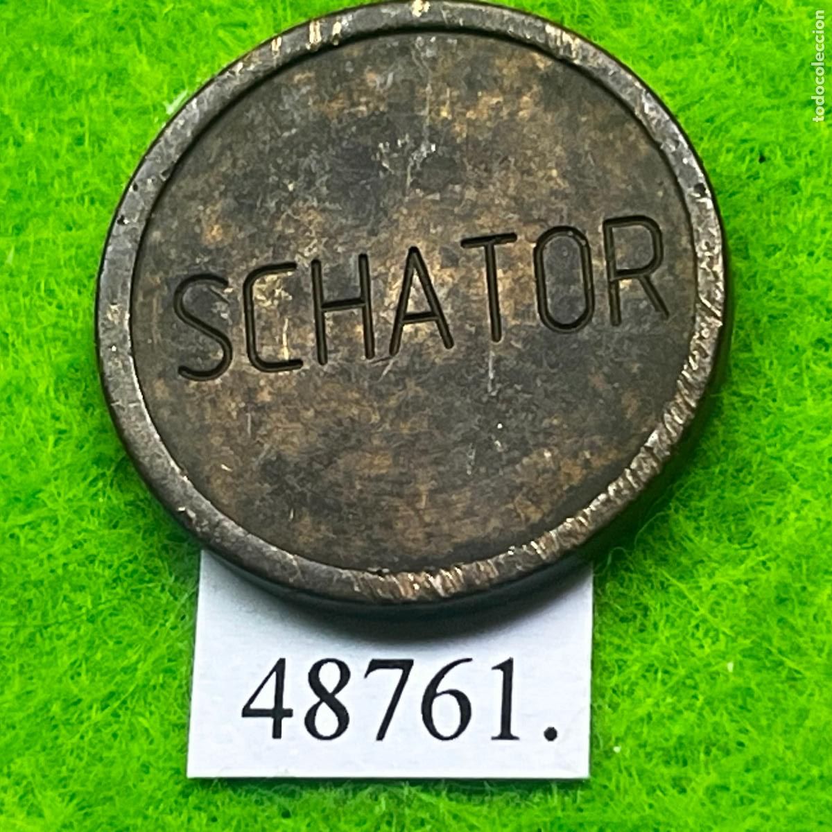 Monedas locales: Ficha Schator, Autolavado, carwash, token, jet&oacute;n