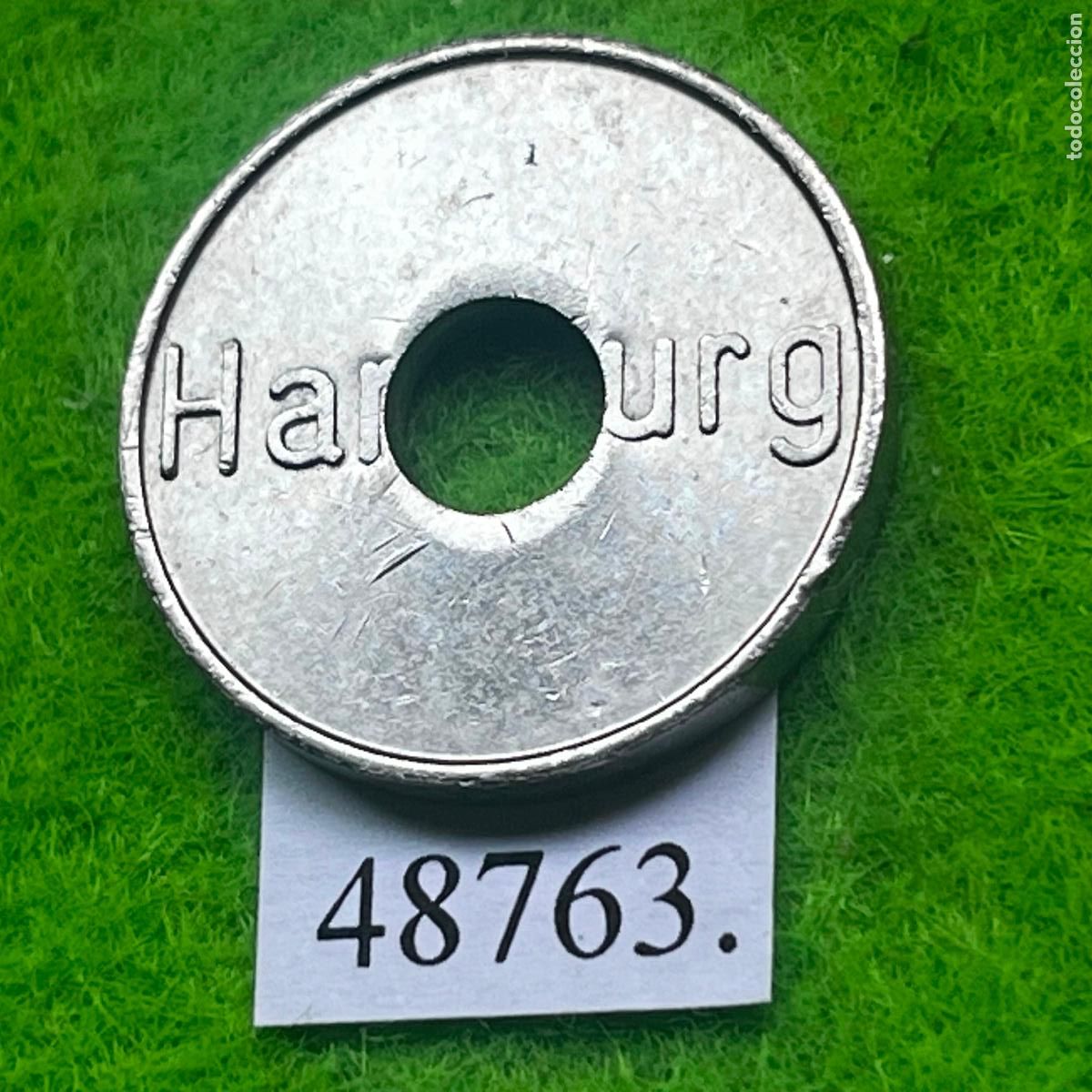 Monedas locales: Ficha Alemania Hamburgo, K&auml;rcher Clean Park, Car Wash, Tipo 1, Autolavado, carwash, token, jet&oacute;n