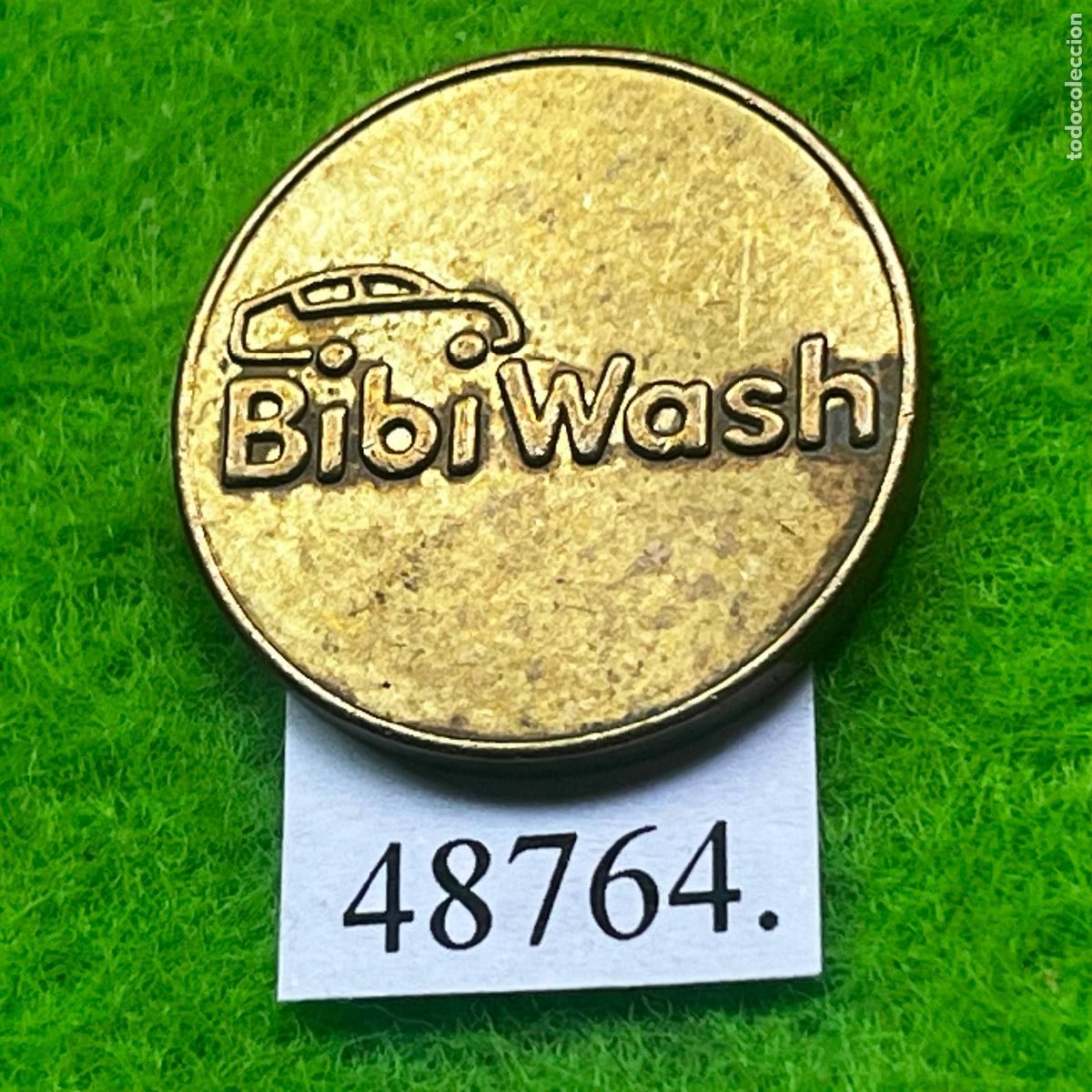 Monedas locales: Ficha Suiza, BIBIWASH, Car Wash, Autolavado, carwash, token, jet&oacute;n