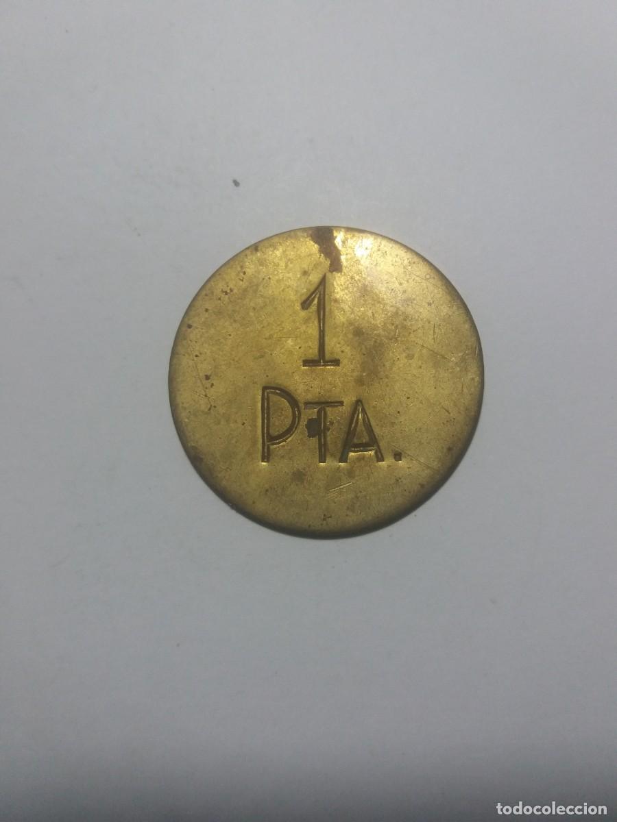 Monedas locales: Ficha Cooperativa 1 Pesseta Col-lectivitat L'ARGILAGA