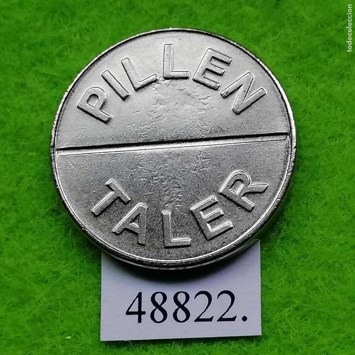 Monedas locales: Ficha Alemania, Baden-Wurtemberg, Piller Bringer, apotheke, farmacia , Token, jet&oacute;n