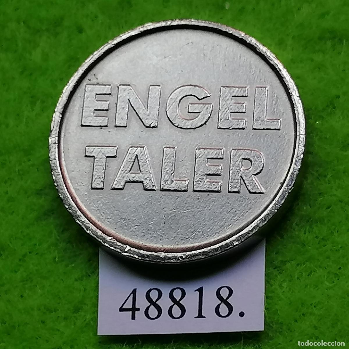 Monedas locales: Ficha Alemania, ENGEL, IMMER GUT BERATEN, apotheke, farmacia , Token, jet&oacute;n