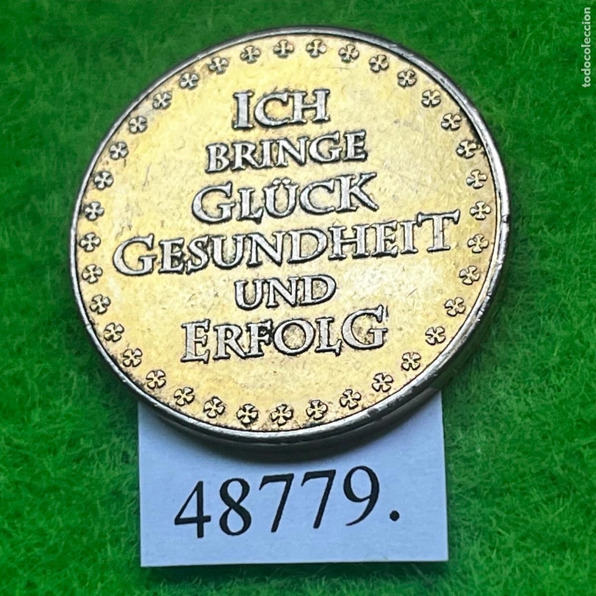 Local Coins: Ficha Alemania, a&ntilde;o nuevo 2007, Ich bringe Gl&uuml;ck, Gesundheit und Erfolg, token, jeton