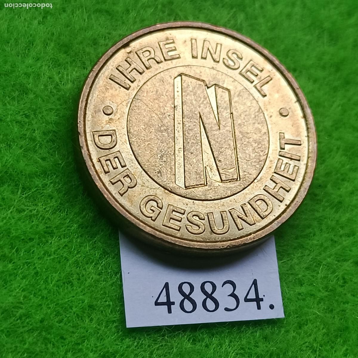 Monedas locales: Ficha Alemania, Neumarkt, apotheke, farmacia, token, jet&oacute;n