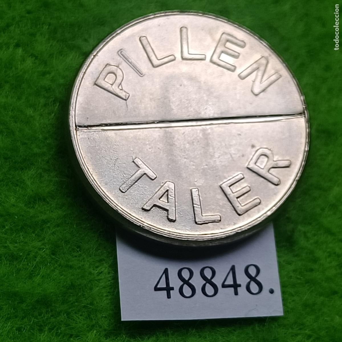 Monedas locales: Ficha Alemania, Baden-W&uuml;rttemberg, B&auml;ren, Piller bringer, Apotheke, farmacia, token, jet&oacute;n