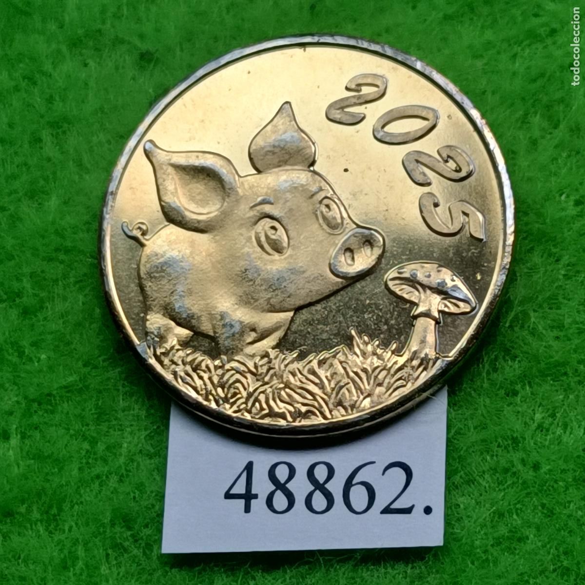 Local Coins: Ficha Alemania, fin de a&ntilde;o 2025, Viel Gl&uuml;ck, so bring ich doch das Gl&uuml;ck zu dir, token, jet&oacute;n