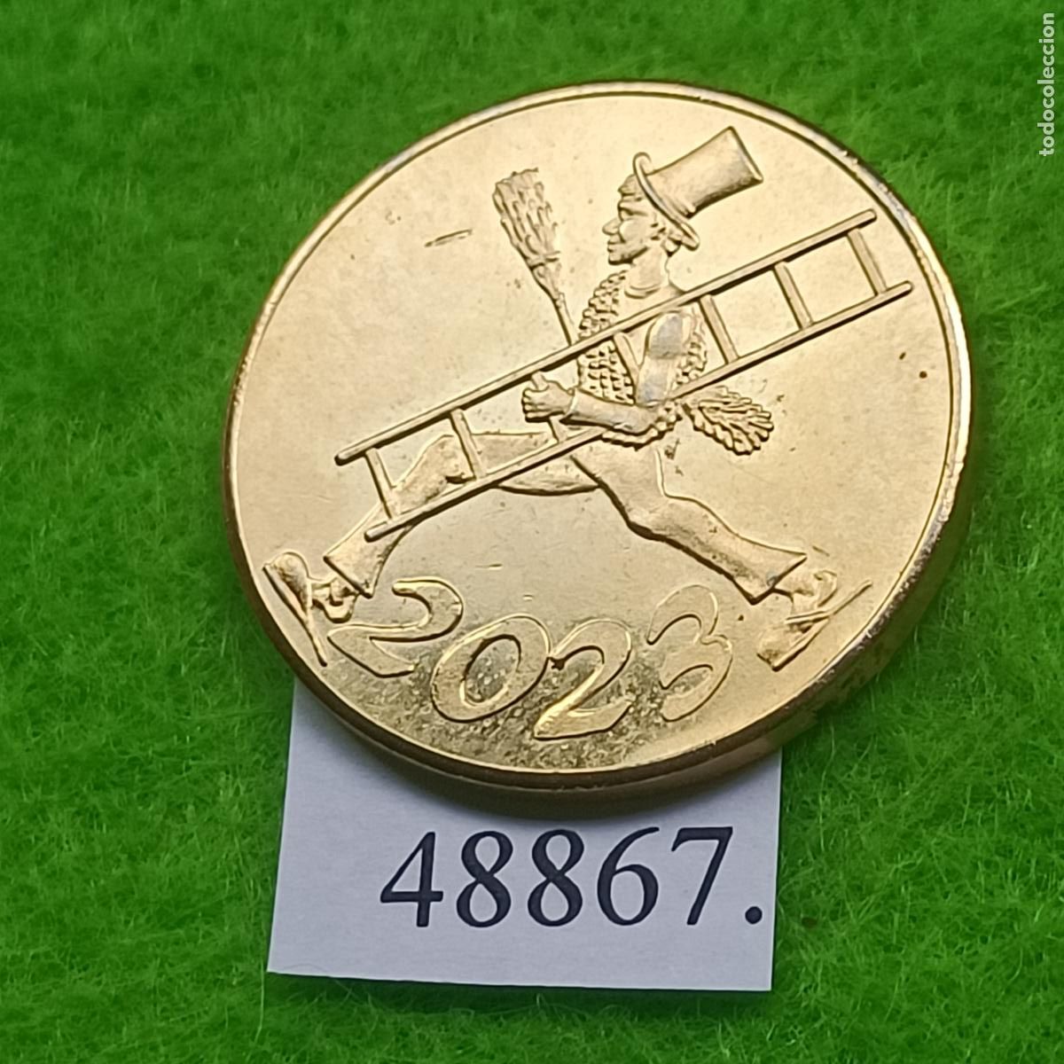 Monedas locales: Ficha Alemania, fin de a&ntilde;o 2023, Viel Gl&uuml;ck, GL&Uuml;CKSBRINGER, token, jet&oacute;n