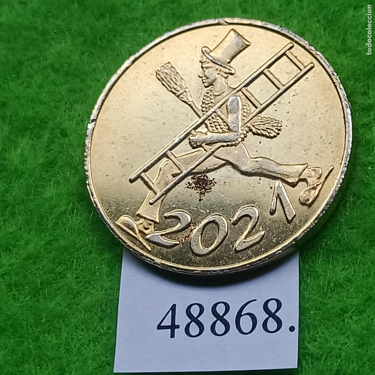 Monedas locales: Ficha Alemania, fin de a&ntilde;o 2021, Viel Gl&uuml;ck, GL&Uuml;CKSBRINGER, token, jet&oacute;n