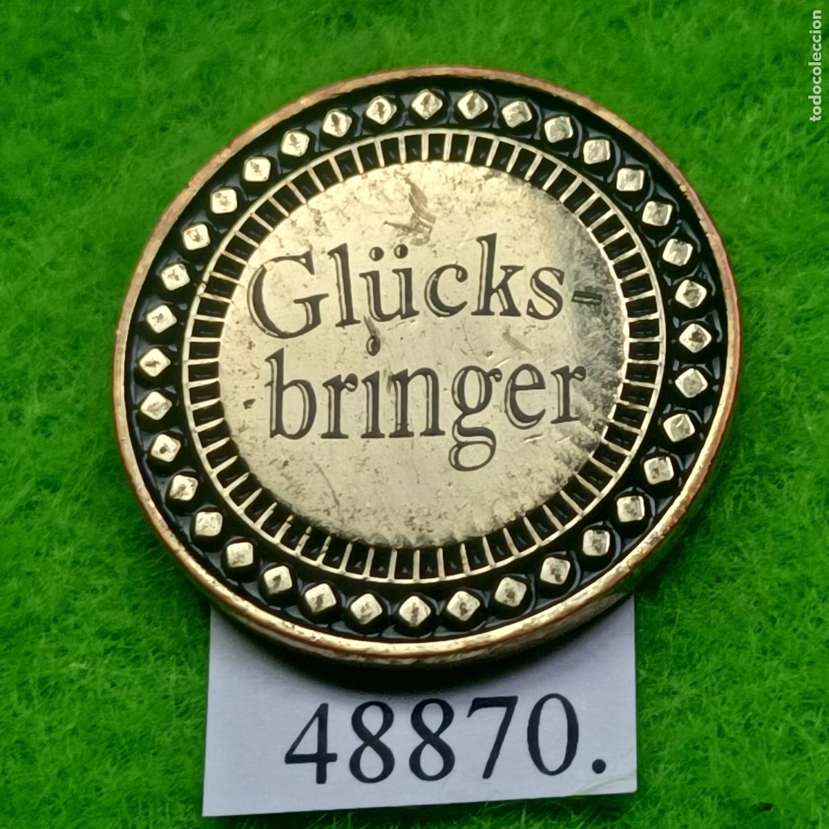 Monedas locales: Ficha Alemania, fin de a&ntilde;o , Viel Gl&uuml;ck, GL&Uuml;CKSBRINGER, token, jet&oacute;n
