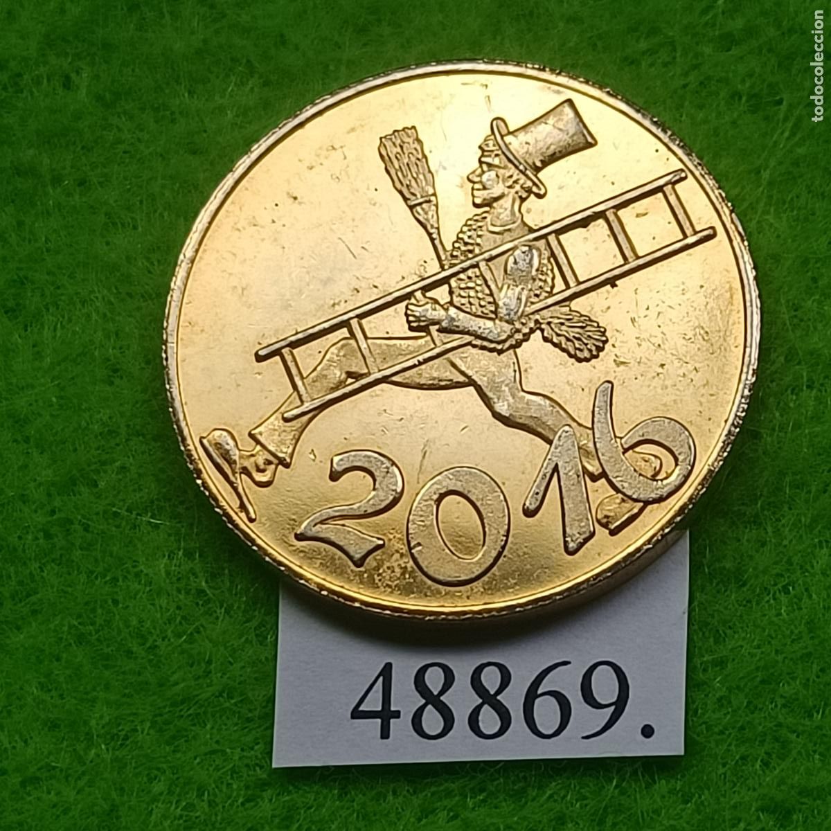 Monedas locales: Ficha Alemania, fin de a&ntilde;o 2016, Viel Gl&uuml;ck, GL&Uuml;CKSBRINGER, token, jet&oacute;n