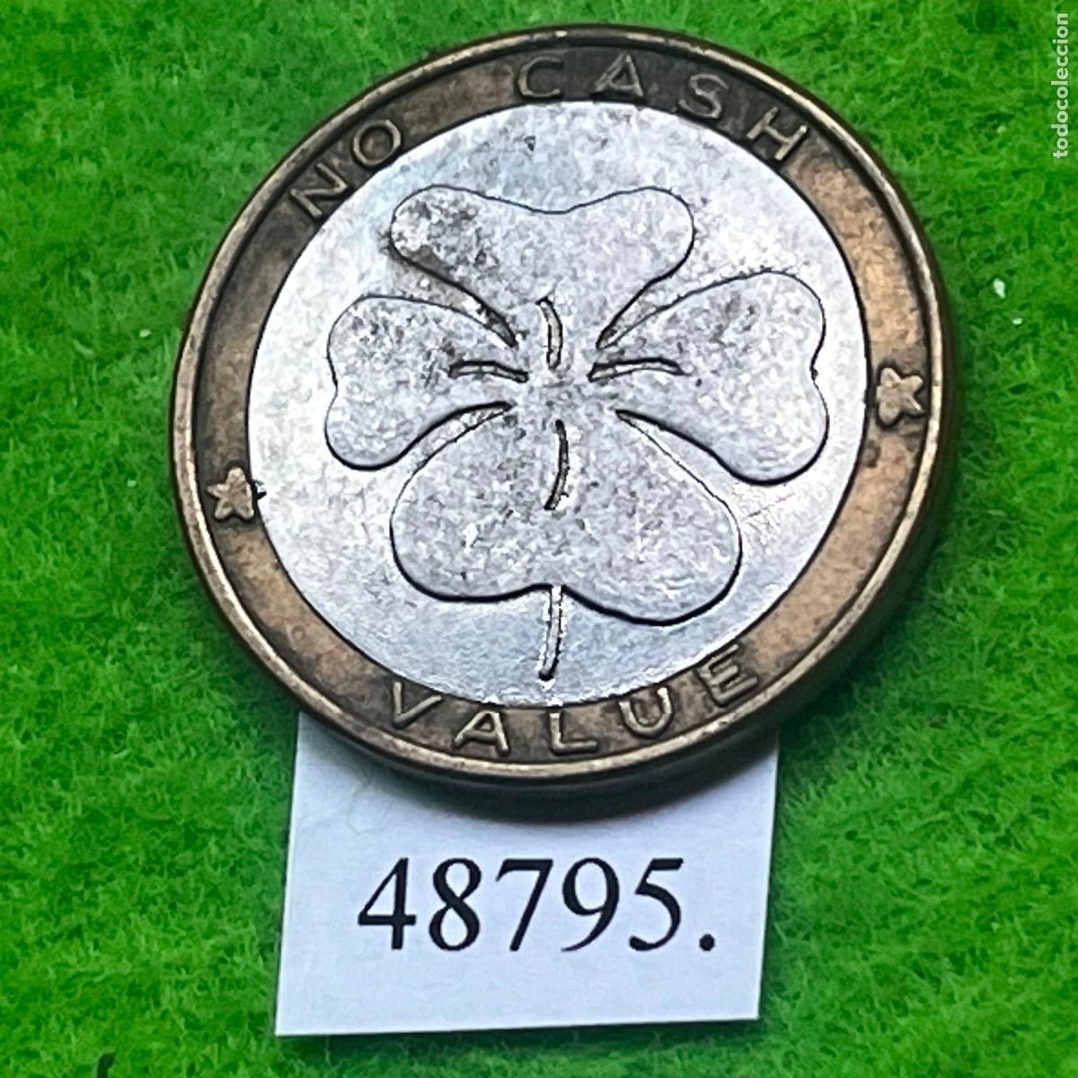 Monedas locales: Ficha, juegos recreativos, tr&eacute;bol cuatro hojas, bimet&aacute;lica, token, jeton