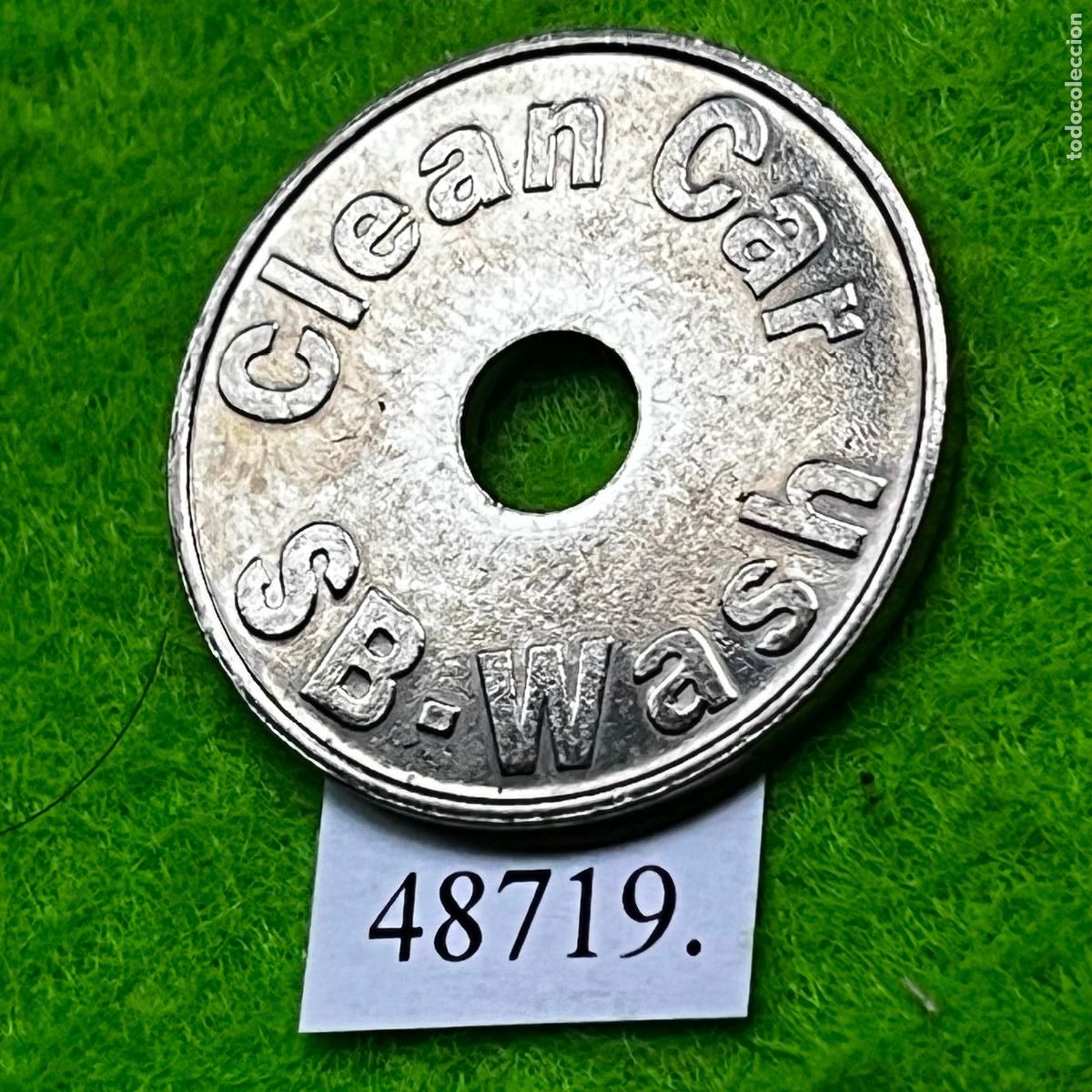 Monedas locales: ficha Alemania, clean car, SB-WASH, Selbstbedienung-Waschanlage, auto lavado, carwash, token, jet&oacute;n